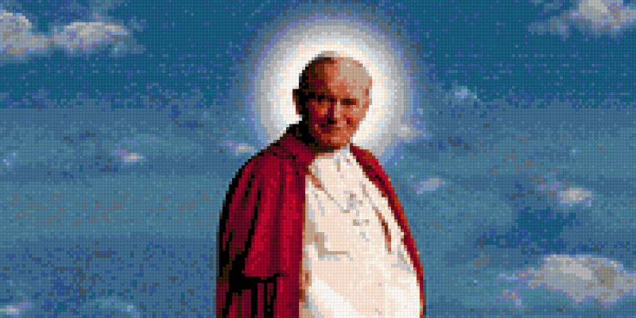 papież Jan Paweł II - polska, papież, religia, pejzaż - предпросмотр