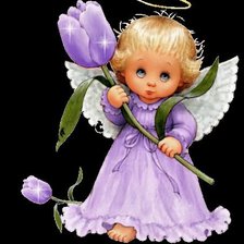 Схема вышивки «Ангелочек»