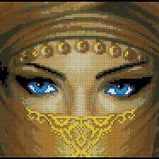 Схема вышивки «взгляд»