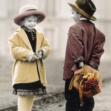 Схема вышивки «ретро»