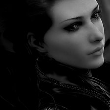 Схема вышивки «вампир»