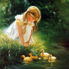 Схема вышивки «Беззаботное детство»