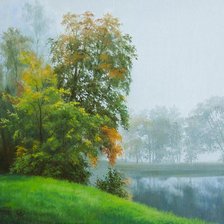 Схема вышивки «Пейзаж»