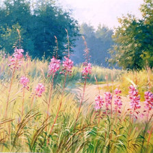 Схема вышивки «Пейзаж»