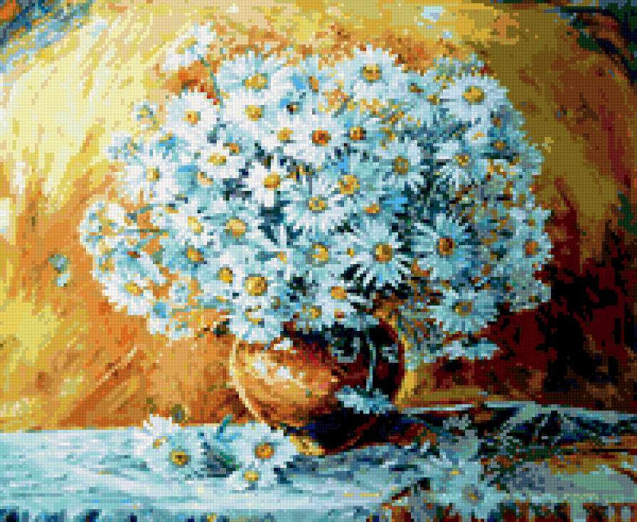 Ромашки - картина - предпросмотр