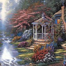 Схема вышивки «Пейзаж»