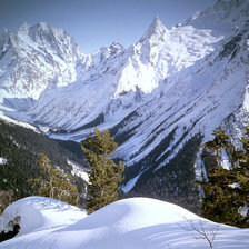 Схема вышивки «Домбай Ульген»