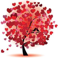 Схема вышивки «дерево любви»