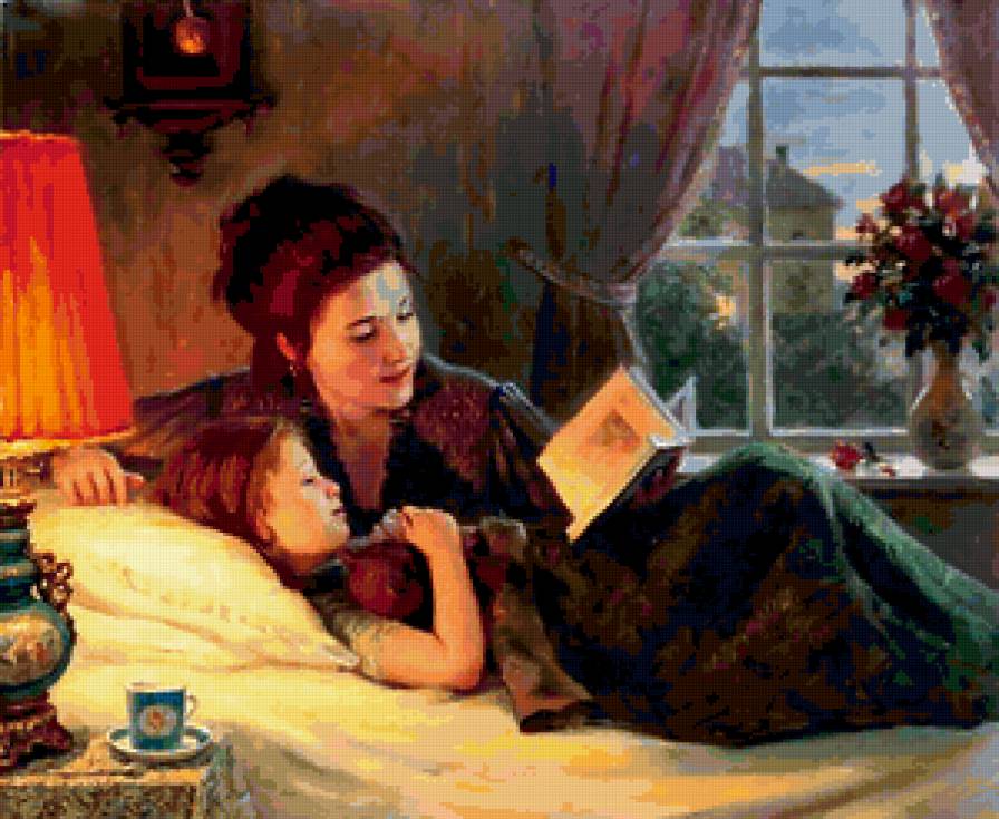 Мамина сказка - дети, женщина, девочка - предпросмотр