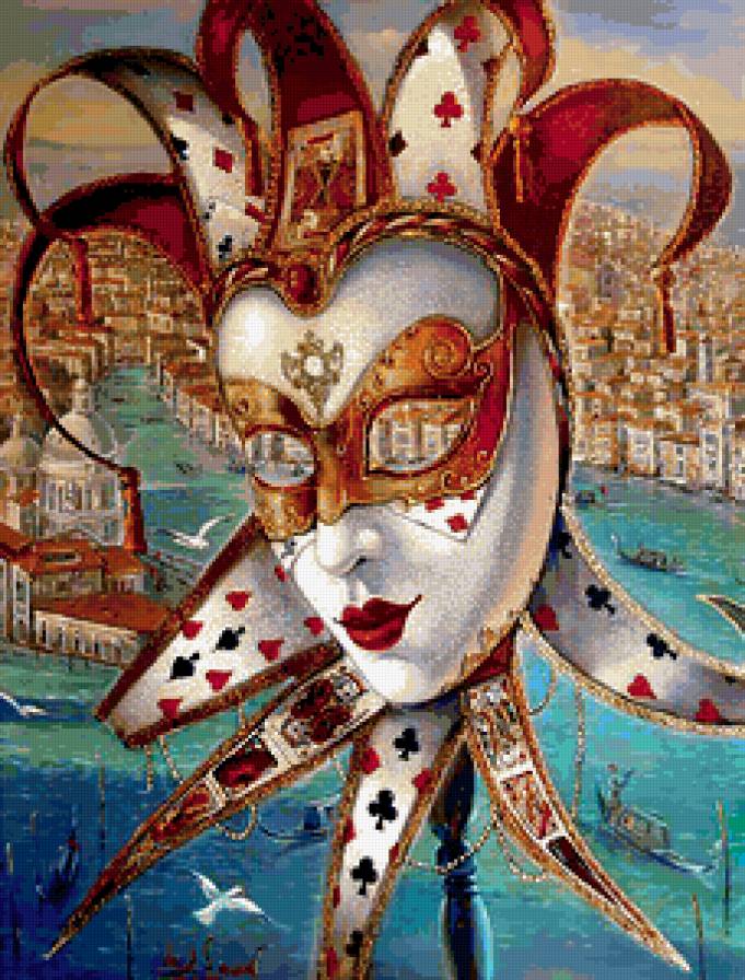 Венецианская маска - маска, венеция - предпросмотр