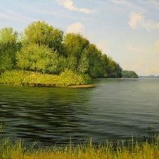 Схема вышивки «протока»