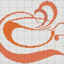 Схема вышивки «чай»
