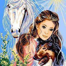 Схема вышивки «с друзьями»