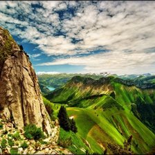 Схема вышивки «Пейзаж»