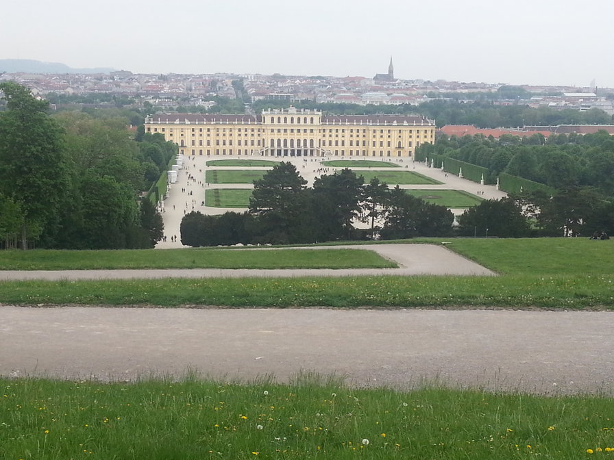 Венский дворец - вена, парк, дворец - оригинал