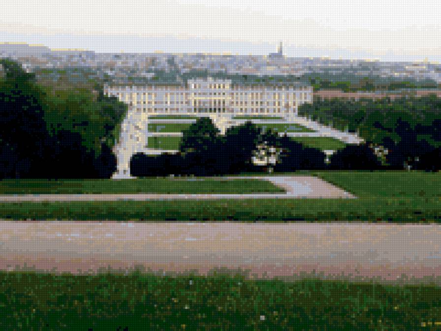 Венский дворец - вена, дворец, парк - предпросмотр