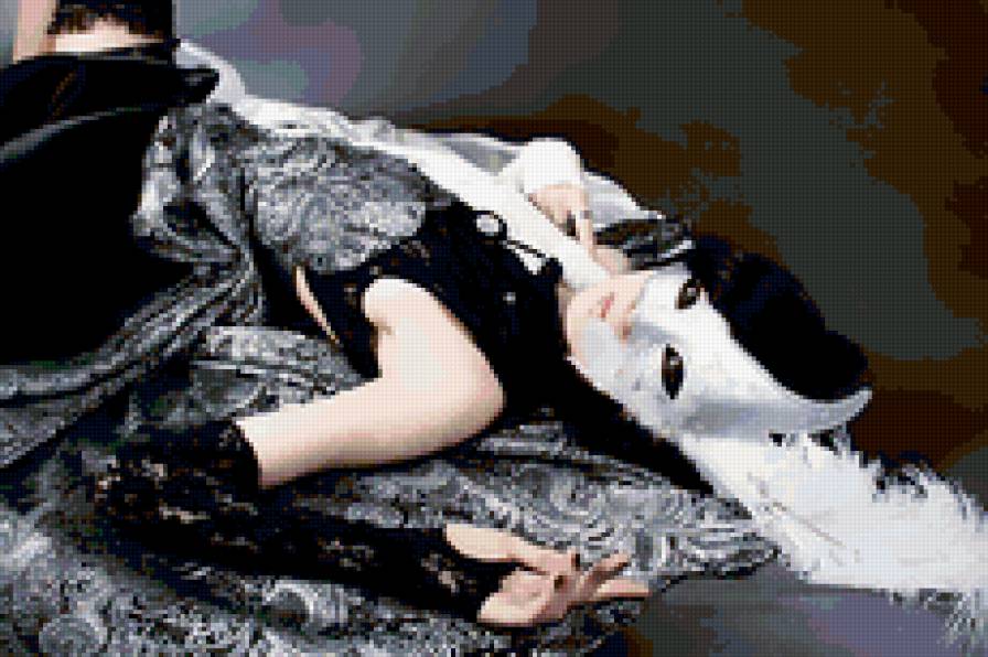 маскарад - девушка, маска - предпросмотр