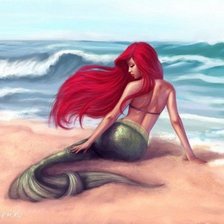 Схема вышивки «русалочка»