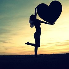 Схема вышивки «сердце»