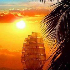 Схема вышивки «Алые паруса»