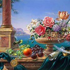 Схема вышивки «натюрморт»