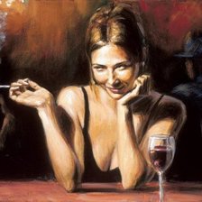 Схема вышивки «флирт»