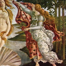 Схема вышивки «Рождение Венеры 1 часть»