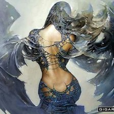 Схема вышивки «Арт-фэнтези от художника Карол Бак»