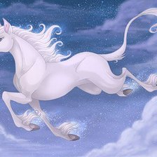 Схема вышивки «единорог»