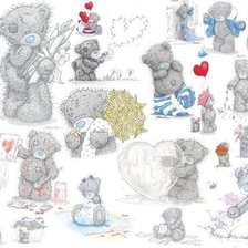 Схема вышивки «мишки»