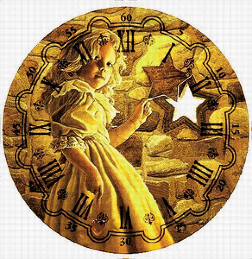 часы - часы дети девочка - предпросмотр