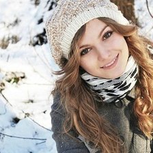 Схема вышивки «Девушка»