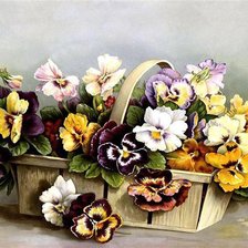 Схема вышивки «АНЮТИНЫ ГЛАЗКИ»