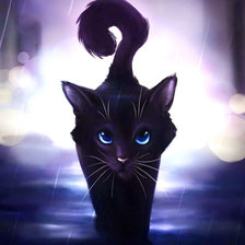 Схема вышивки «ночной гуляка»