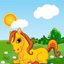 Схема вышивки «лошадка»