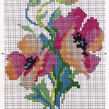 Схема вышивки «Букет»