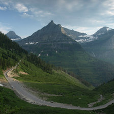 Схема вышивки «ДОРОГА В ГОРАХ»