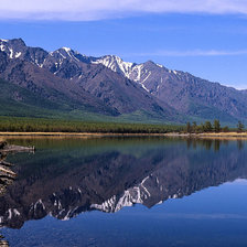 Схема вышивки «гірське озеро 3»