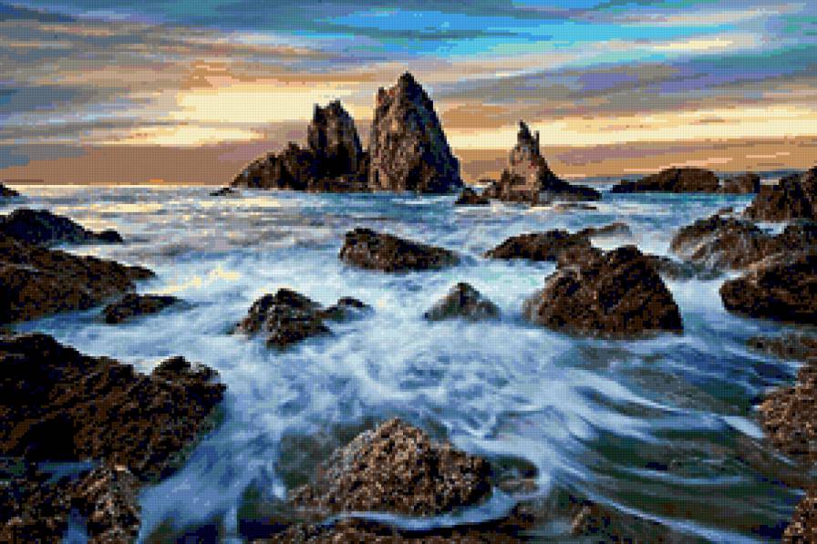 ГОРИ В ХВИЛЯХ - природа, море - предпросмотр