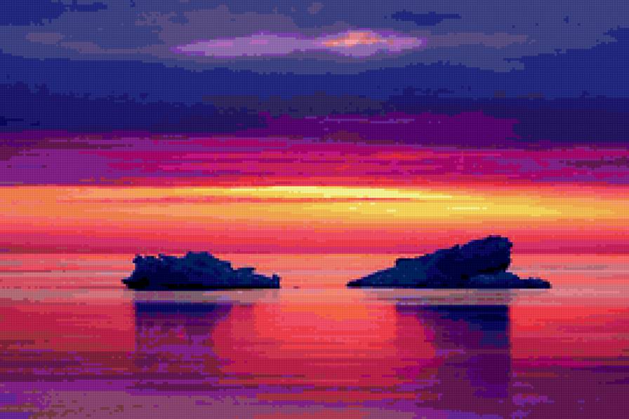 РОЖЕВИЙ ЗАХІД2 - море, природа.захід - предпросмотр