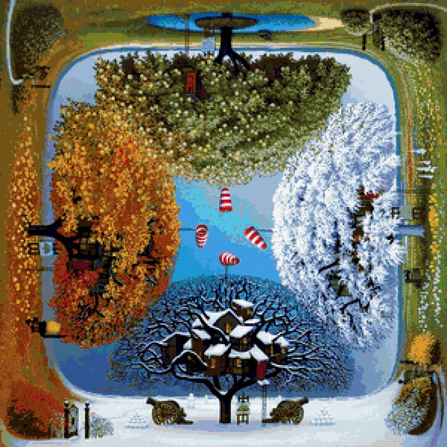 времена года - картна - предпросмотр