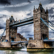 Схема вышивки «Тауэрский мост»