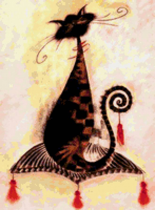 Кошка - кошки, кот, черная кошка - предпросмотр