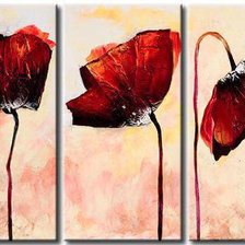 Схема вышивки «Маки. Общ.вид.»