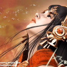 Схема вышивки «Воительница»