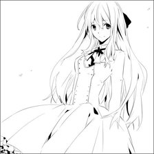 Схема вышивки «anime»