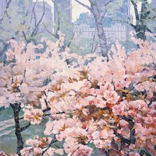 Схема вышивки «Весна в Нью-Йорке»