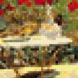 Предпросмотр схемы вышивки «Скамейка в саду» (№428057)