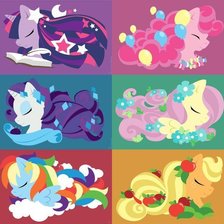 Схема вышивки «мой маленький пони»