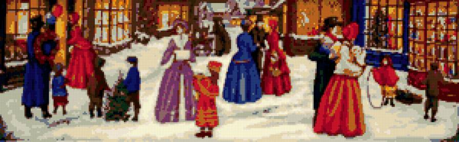 Викторианское рождество - зима, радость, праздник - предпросмотр